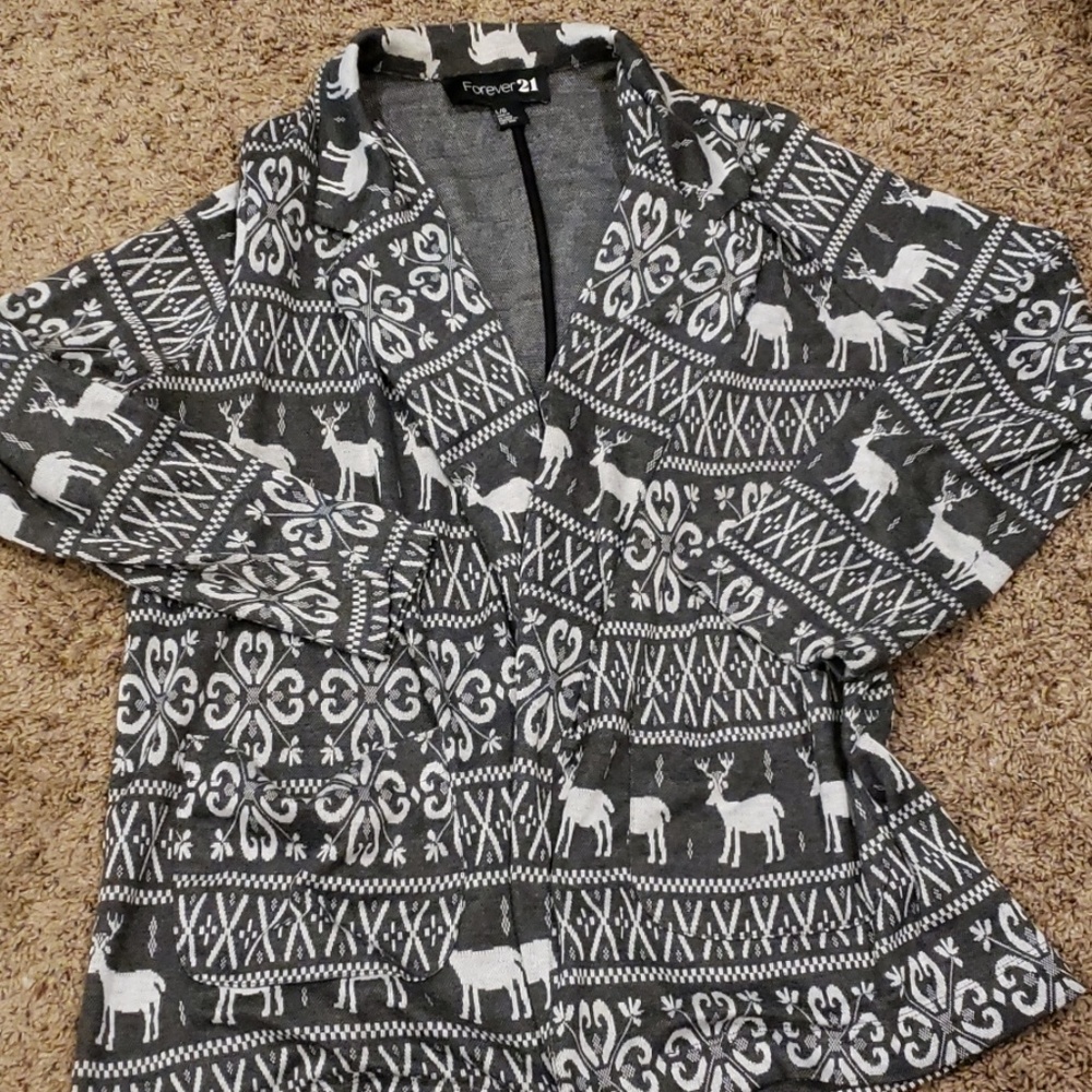 Forever 21 holiday blazer